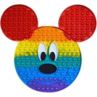 Jucarie antistres, Pop It forma Mickey Mouse multicolor foto