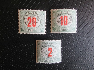 ROMANIA 1919 PORTO=MNH=12 foto