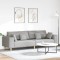 Sofa din material textil cu pernă Gri nori 208 cm țesătură 3335151