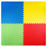 Covoras tip puzzle, Action One, 4 piese, 120 x 120 cm