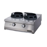 Masina de gatit pe gaz pentru WOK-2 arzatoare-80x70cm