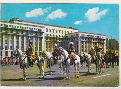 bnk cp Parada folclorica in Bucuresti - Vedere - Marzari 1002/10 - circulata foto