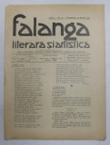 FALANGA LITERARA SI ARTISTICA , ZIAR SAPTAMANAL , ANUL I, NR. 10 , DUMINICA 14 MARTIE , 1910