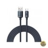 Cablu Date si Incarcare USB-A - USB-C Baseus Crystal Shine Series 100W 2m Negru CAJY000501