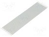 Conector cablu jumper flexibil TE Connectivity Flexstrip 11 pini 2,54mm drepte 101,6mm