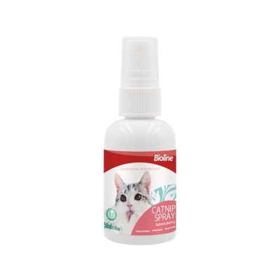 BIOLINE SPRAY CU CATNIP PENTRU PISICI 50ML foto