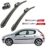 Cumpara ieftin Ștergătoare Peugeot 206 (1998&ndash;2012) Hatchback (5 uși) &ndash; Set față Flat