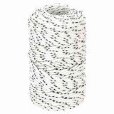 Franghie impletita pentru barca, alb, 2 mm x 500 m, poliester