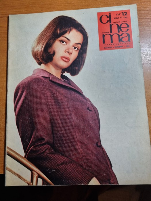 cinema decembrie 1965-ion besoiu,filmul dacii,tunelul,marga butuc ( barbu )
