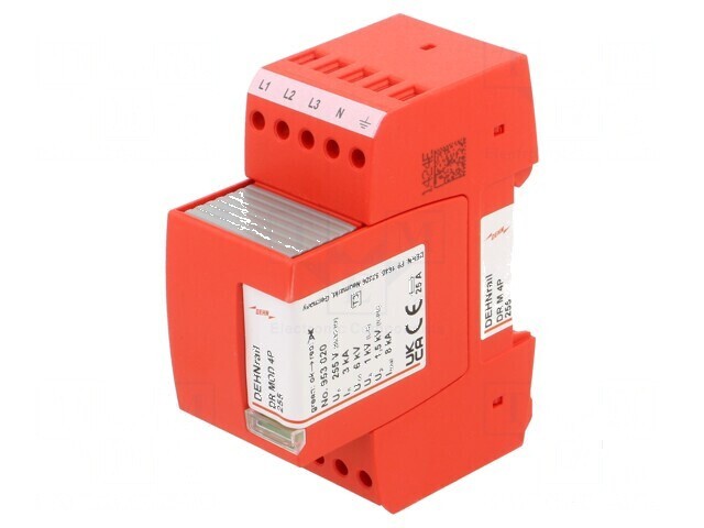 Limitator de supratensiuni pentru şină DIN IP20