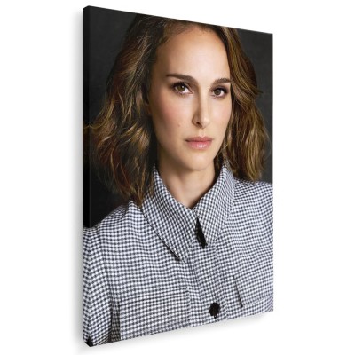 Tablou Natalie Portman actrita 1977 Tablou canvas pe panza CU RAMA 50x70 cm foto