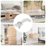 vidaXL Clipuri LED pentru Strip 2 pcs Transparent 23,8 x 7,3 x 4,3 mm 864926