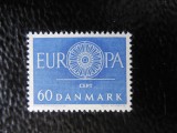 DANEMARCA-EUROPA CEPT 1960-SERIE COMPLETA-NESTAMPILAT