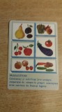 C9 8 - 1977 - Calendar de buzunar - reclama legume si fructe