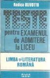 Subiecte de literatura romana pentru examenul de admitere la liceu - Rodica Olivotto