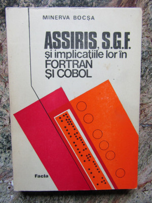 ASSIRIS, S.G.F. si implicatiile lor in FORTRAN si COBOL foto