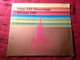 Rev. - Caiet - Program prezentare - Olimpiada Moscova 1980 ,32 pag cu ilustratii