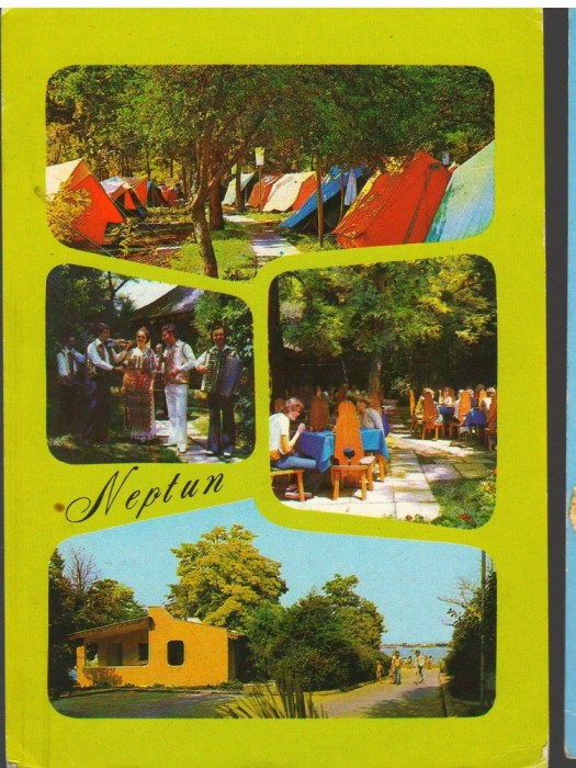 CPI B 12097 CARTE POSTALA - NEPTUN, MOZAIC POPAS TURISTIC NEPTUN