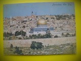 HOPCT 6150 VEDERE DE PE MUNTELE MASLINILOR IERUSALIM -ISRAEL-ASIA -NECIRCULATA, Printata