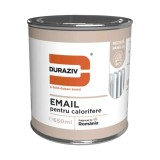 Cumpara ieftin Email Acrilic Satinat Alb Pentru Calorifere, Duraziv, 0.65L / Bax 12 Cutii