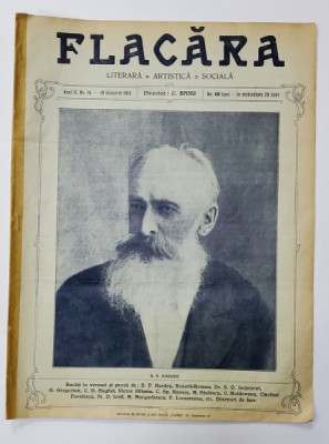 FLACARA , LITERARA , ARTISTICA , SOCIALA , ANUL II , NR. 14 , 19 IAN. 1913 foto