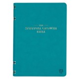 The Spiritual Growth Bible Teal Faux Leather
