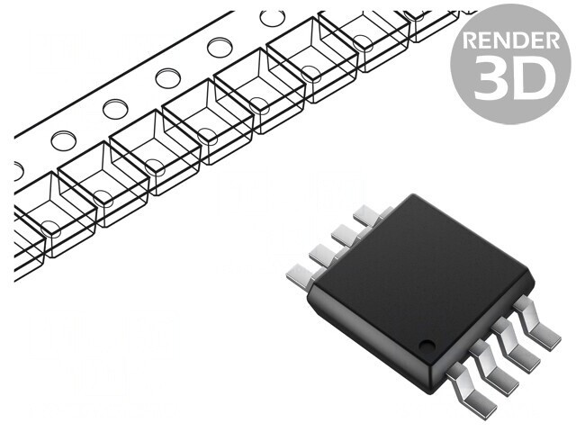 Driver Controler PWM 3-5.5V DC MSOP8