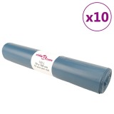 Saci de gunoi 100 buc. albastru 120 L GartenMobel Dekor, vidaXL