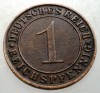 B.141 GERMANIA WEIMAR 1 REICHSPFENNIG 1931 D, Europa, Bronz