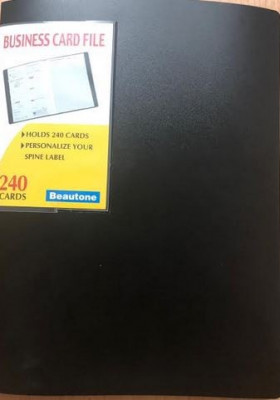 Bussines card file pentru 240 de carduri sau carti de vizita foto