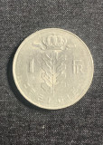 Moneda 2 franc 1977 Belgia, Europa