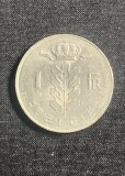Moneda 2 franc 1977 Belgia