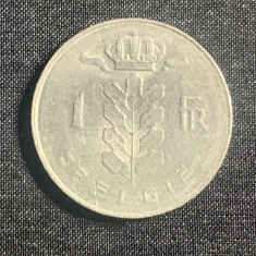 Moneda 2 franc 1977 Belgia