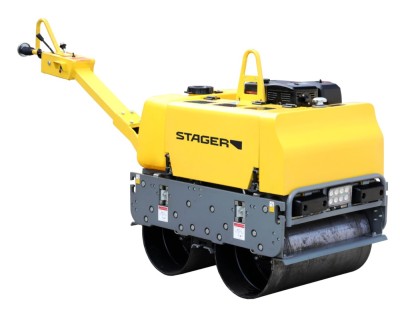 Stager CDV65-2 Cilindru dublu vibrocompactor, motor Loncin G420F ProAdvanced PowerfulTools foto