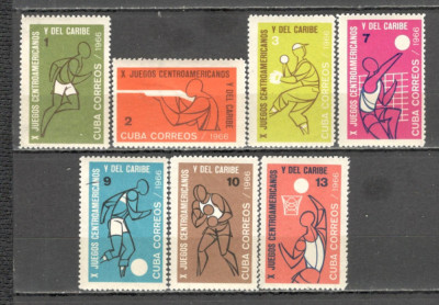 Cuba.1966 Jocuri sportive centroamericane si caraibe GC.117 foto