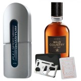 Cumpara ieftin Set apa de toaleta Full Speed Quantum pentru El, 75 ml, apa de toaleta Wild Country 75 ml, card multifunctional de supravietuire, otel inoxidabil, Avon