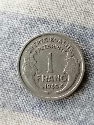 MONEDA- 1 FRANC 1946 - FRANTA foto