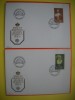HOPCT PLIC FDC S NR 323 SET 2 FDC -EUROPA-PRINTESE 1980-LICHTENSTEIN -NECIRCULAT
