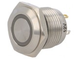 Comutator Anti-Vandalism Galben IP65 SPST-NO 2A 36VDC