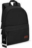 Rucsac urban, Zagatto Scout, Negru, 42x30x12 cm, Impermeabil , Bretelele sunt captusite cu un burete moale, Buzunar laptop, ZG66