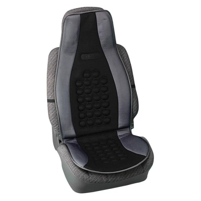 Husa scaun fata Pilot cu magneti 1buc - Gri/Negru Garage AutoRide
