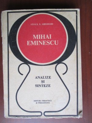 Mihai Eminescu- Analize si sinteze foto