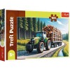PUZZLE TREFL 100 TRACTOR FORESTIER CU LEMNE SuperHeroes ToysZone