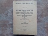 LECTIUNI DE GEOMETRIE ANALITICA ED. a - II - a de N. ABRAMESCU , 1937