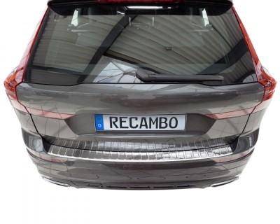 Ornament protectie portbagaj/bara spate crom pentru Volvo XC60 II, 2 din 2017 foto