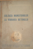 Călăuza muncitorului la vibrarea betonului - E. Fisch