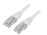 Patch cord F/UTP Cat6 gri 10m 26AWG aurit, Gembird