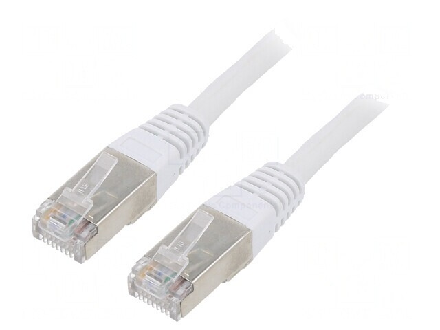 Patch cord F/UTP Cat6 gri 10m 26AWG aurit