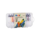 Cumpara ieftin Tempera acrilica fina Morocolor Primo, 10 culori, 18 ml, in tub de aluminiu