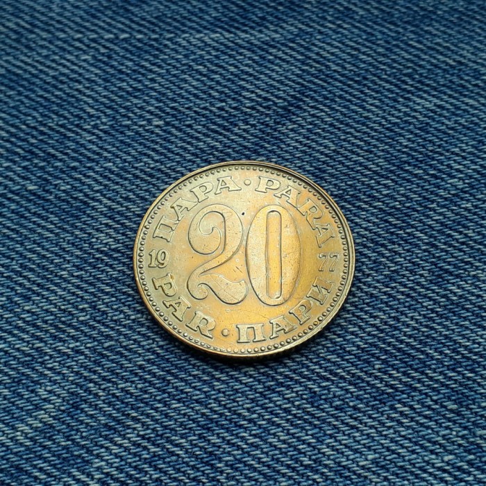 20 Para 1977 Iugoslavia